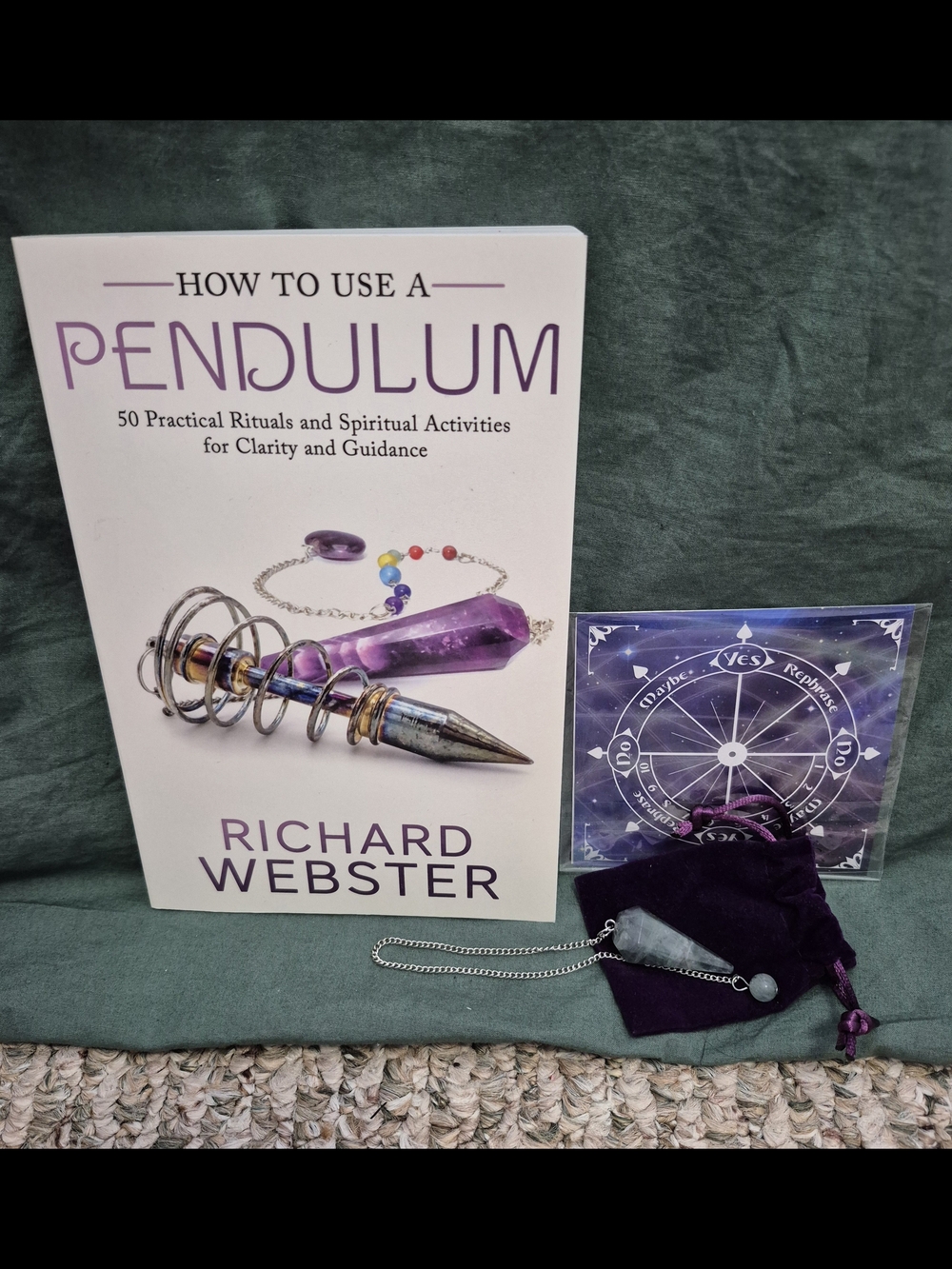 How to Use a Pendulum by Richard Webster - Fluorite Pendulum